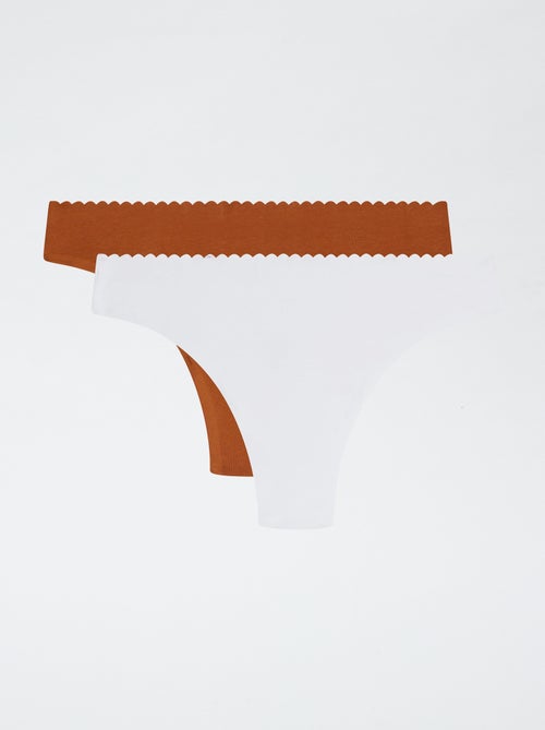 Set van 2 'Dim' 'Body touch' tanga's - Kiabi