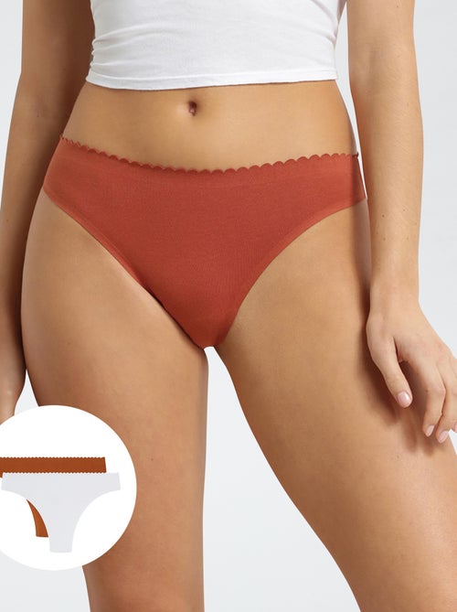 Set van 2 'Dim' 'Body touch' tanga's - Kiabi