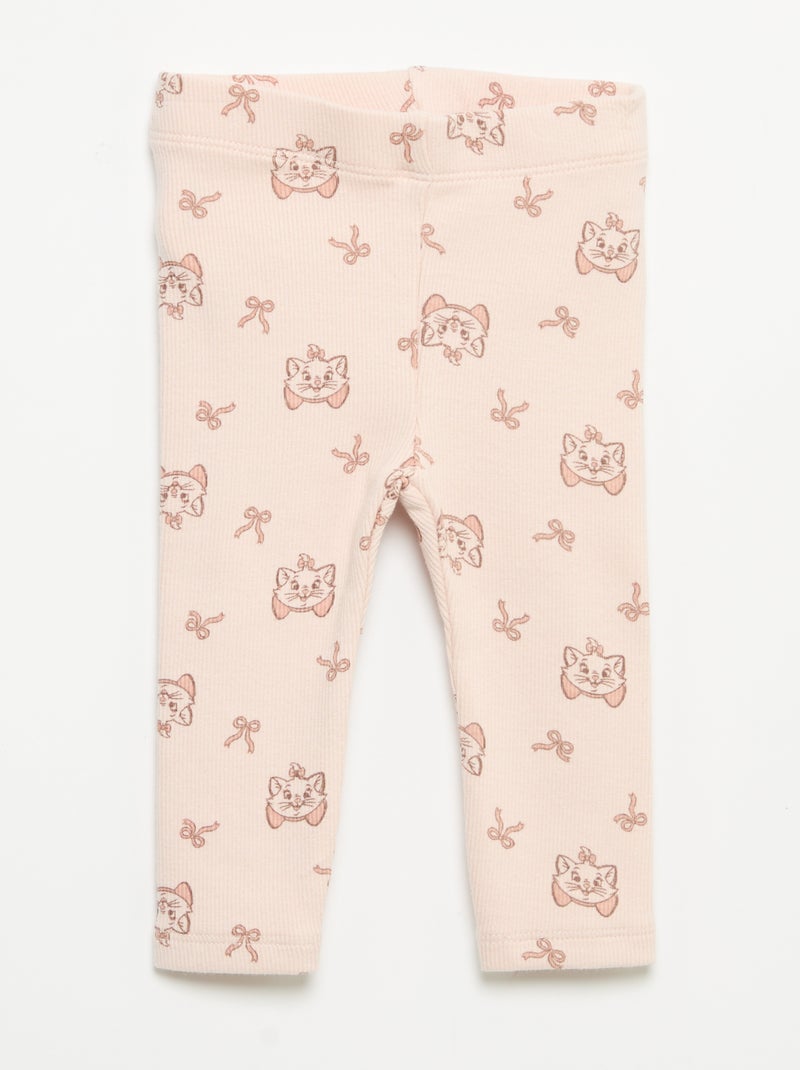 Set van 2 'Disney' leggings van geribd jerseytricot Rose - Kiabi