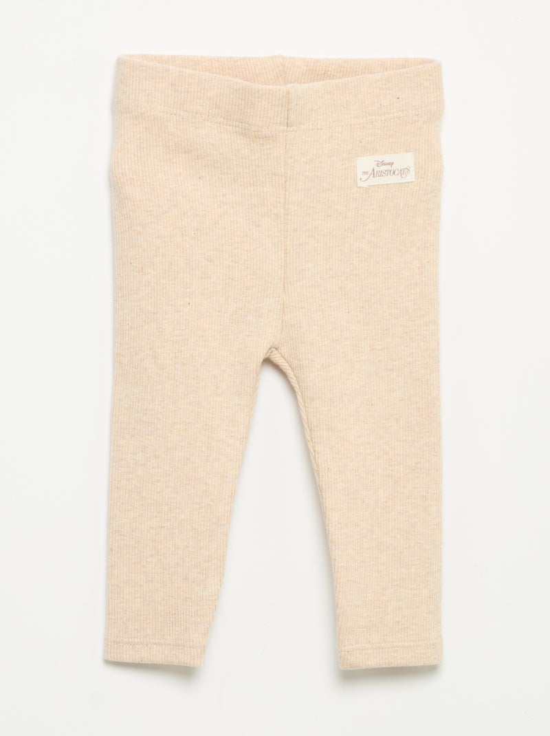 Set van 2 'Disney' leggings van geribd jerseytricot Rose - Kiabi