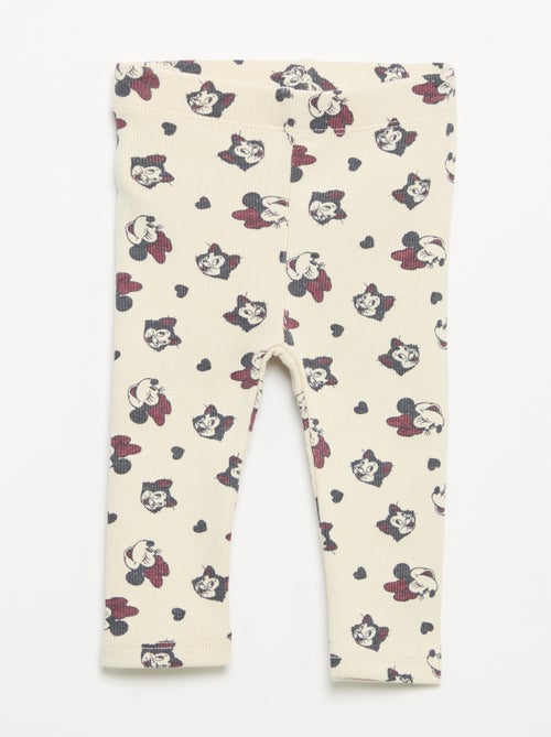 Set van 2 'Disney' leggings van geribde stof - Kiabi