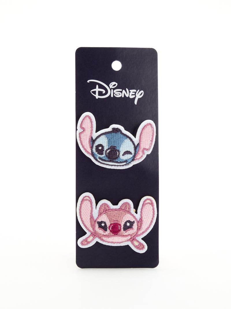 Set van 2 'Disney'-patches met klittenband Blauw - Kiabi