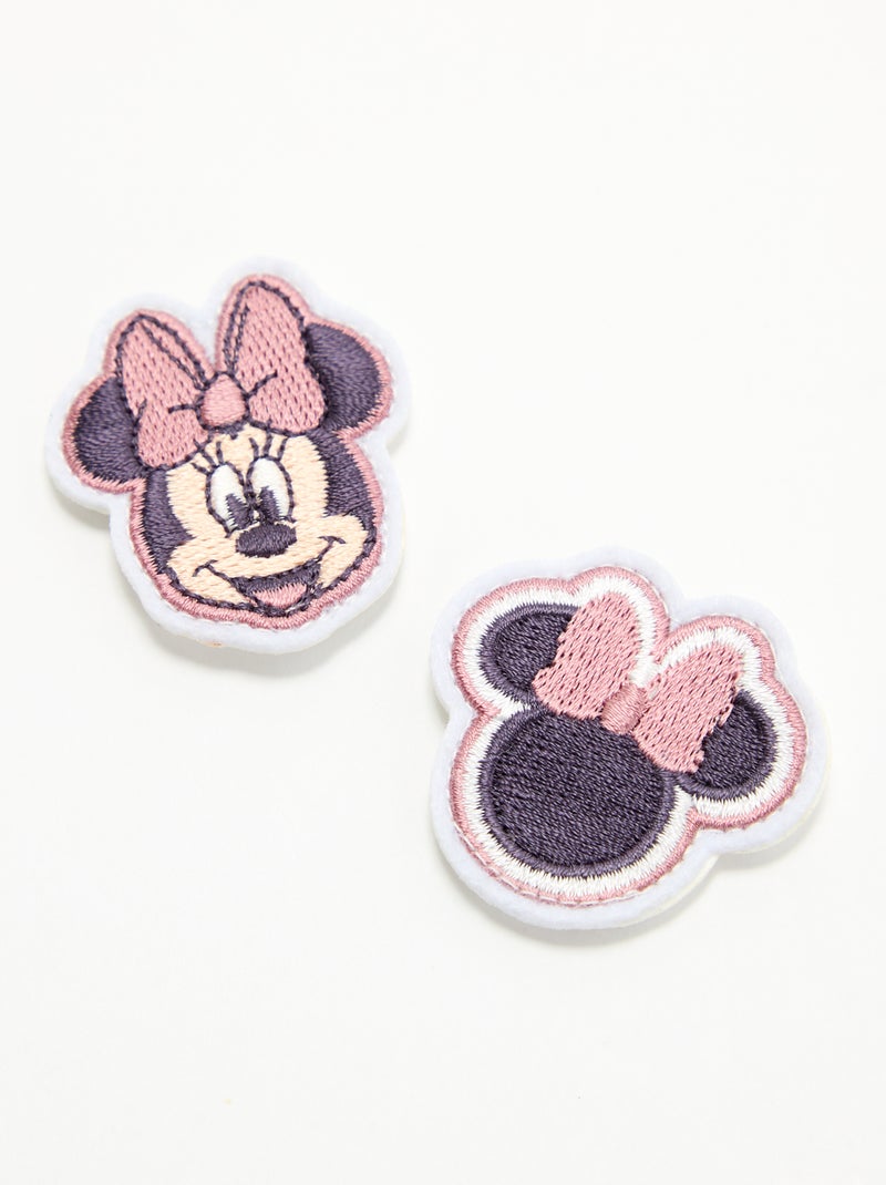 Set van 2 Disney-patches om op klittenband te schuiven Rood - Kiabi