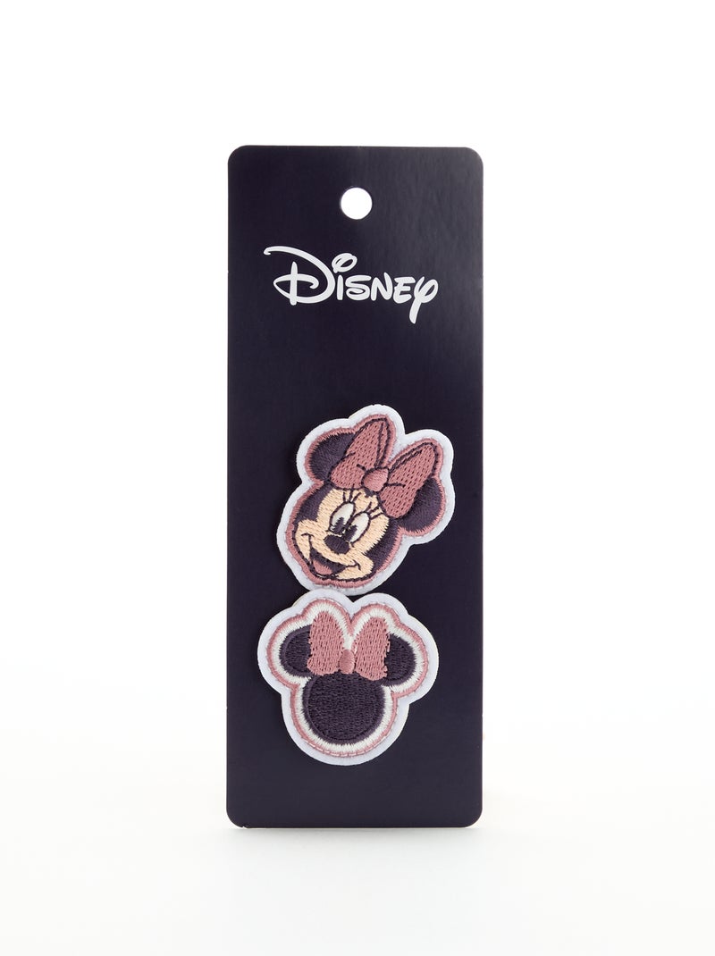 Set van 2 Disney-patches om op klittenband te schuiven Rood - Kiabi