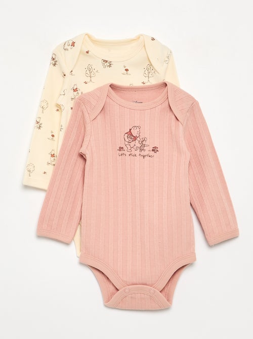 Set van 2 Disney-rompertjes - Kiabi Set van 2 Disney-rompertjes - Kiabi