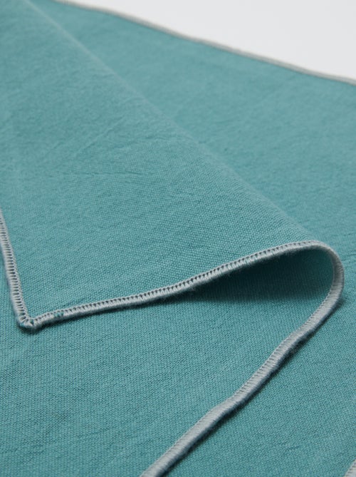 Set van 2 effen 2-in-1 placemats/servetten 32 x 40 cm - Kiabi Home - Kiabi Set van 2 effen 2-in-1 placemats/servetten 32 x 40 cm - Kiabi Home - Kiabi