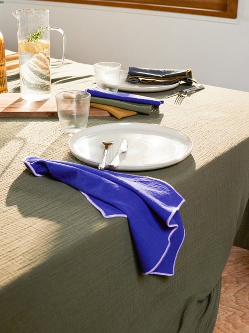 Set van 2 effen 2-in-1 placemats/servetten (32x40 cm) - Kiabi Home - Kiabi