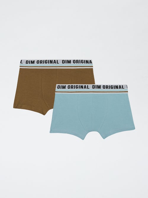 Set van 2 effen 'Dim' boxers - Kiabi