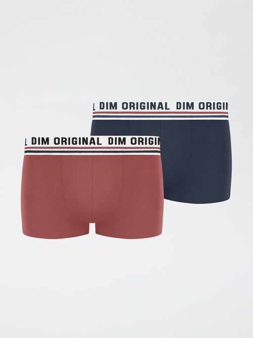 Set van 2 effen 'Dim' boxers - Kiabi