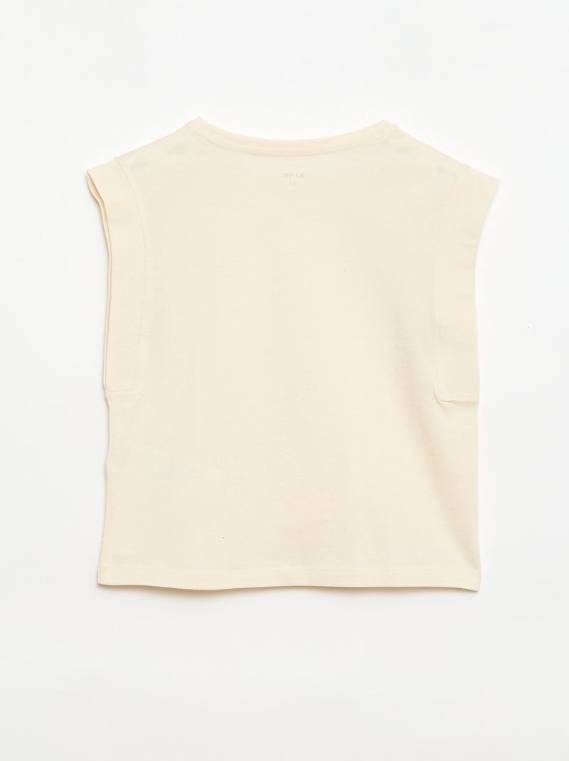 Set van 2 effen hemdjes Rose - Kiabi