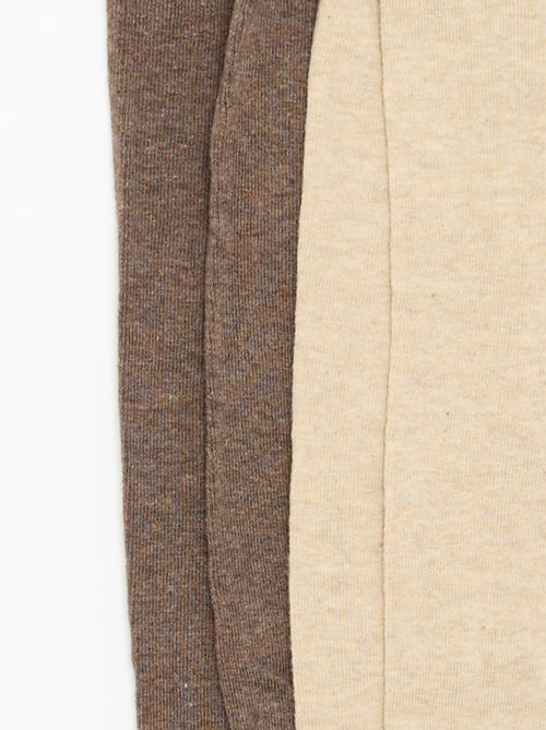 Set van 2 effen panty's - Kiabi