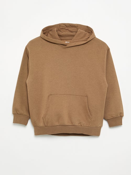 Set van 2 effen sweaters met capuchon - Kiabi