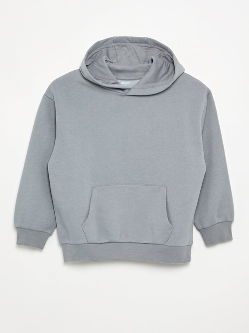 Set van 2 effen sweaters met capuchon - Kiabi Set van 2 effen sweaters met capuchon - Kiabi