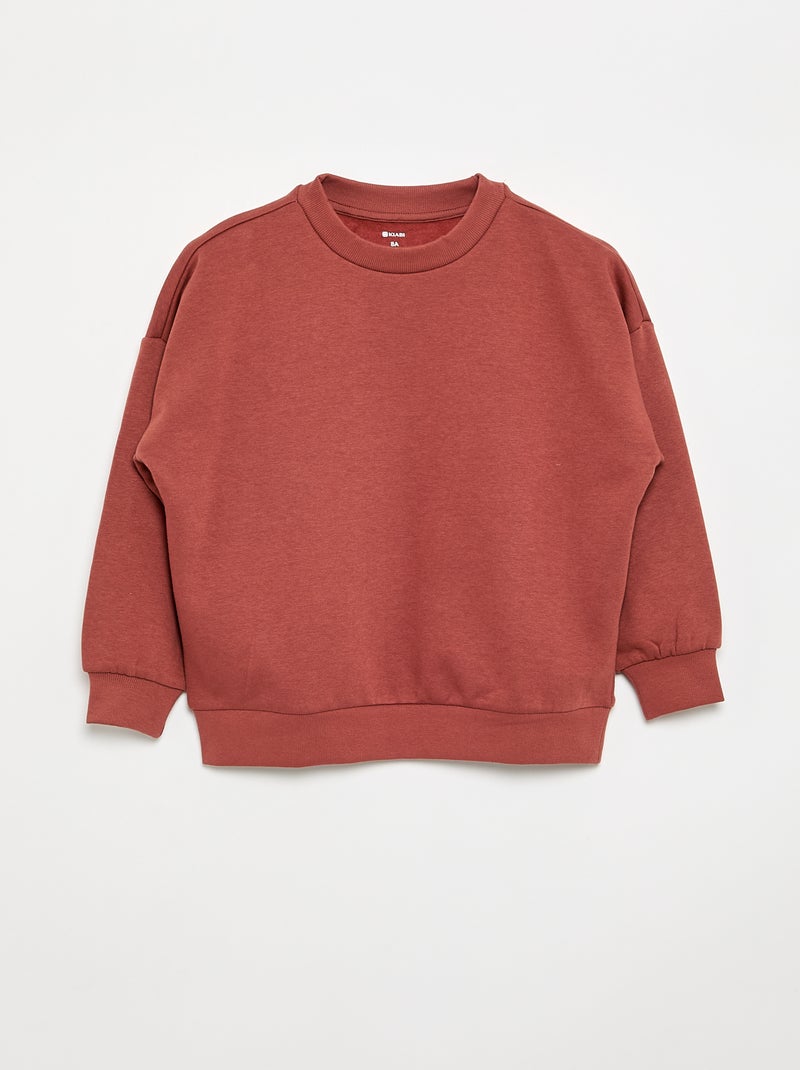 Set van 2 effen sweats Biege - Kiabi