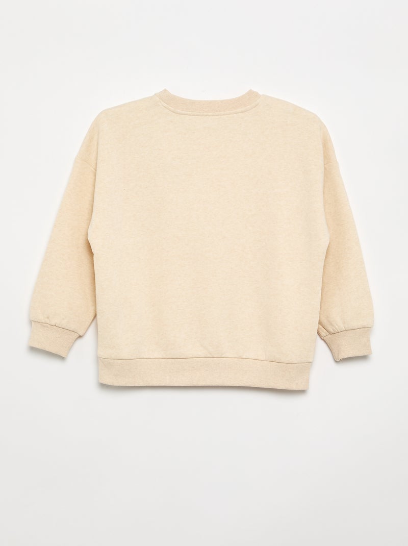 Set van 2 effen sweats Biege - Kiabi