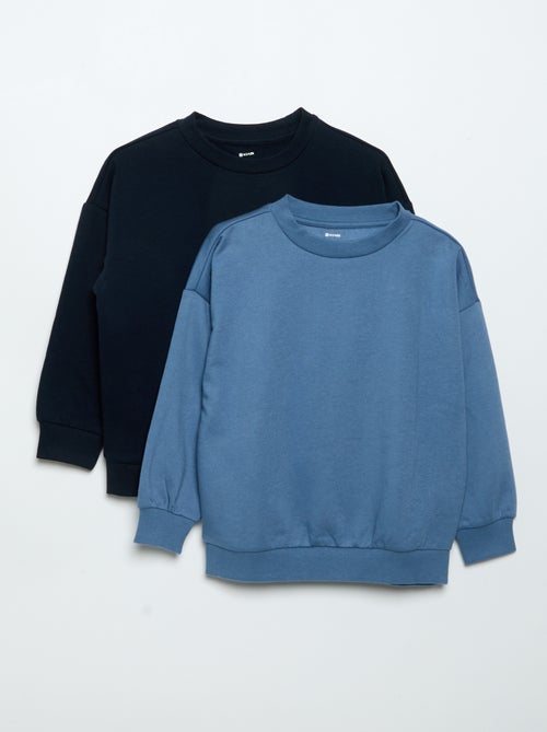 Set van 2 effen sweats - Kiabi