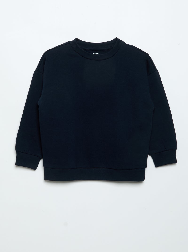 Set van 2 effen sweats Blauw - Kiabi