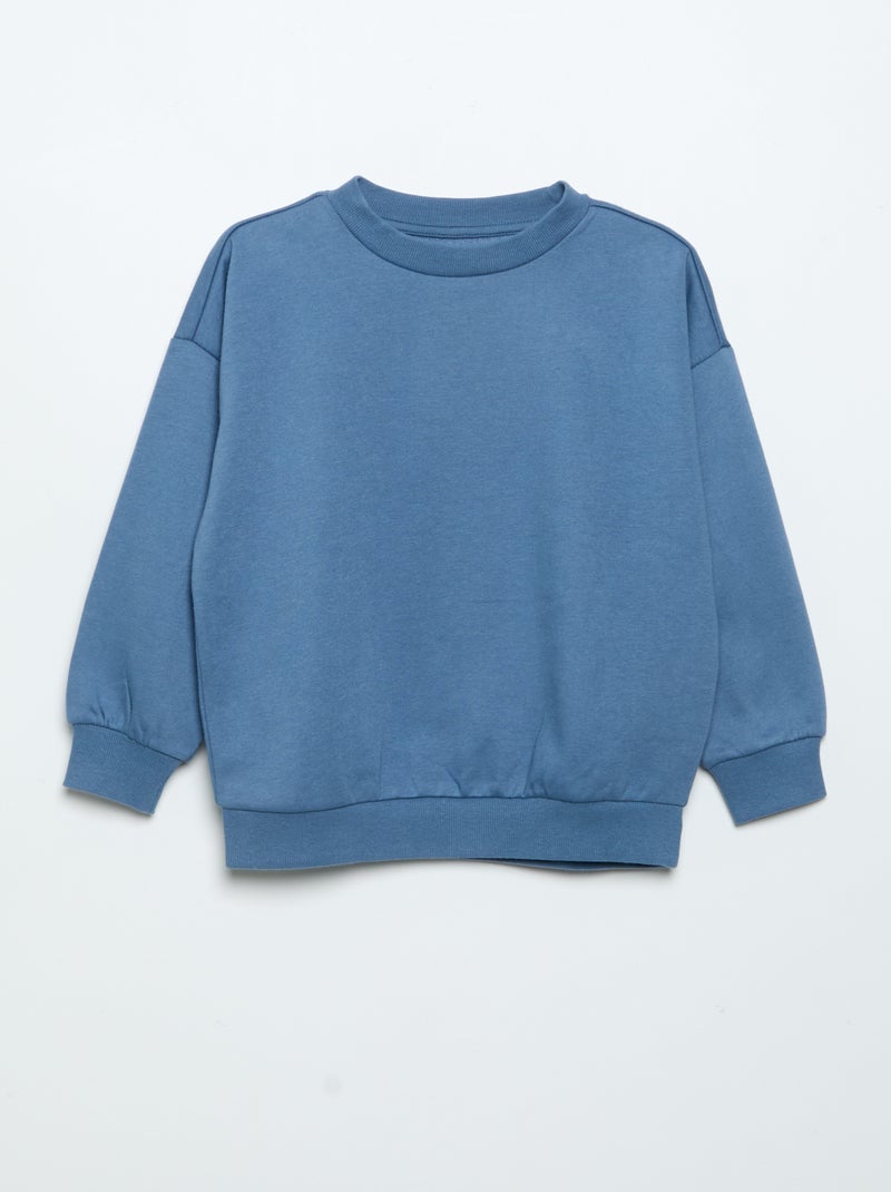 Set van 2 effen sweats Blauw - Kiabi