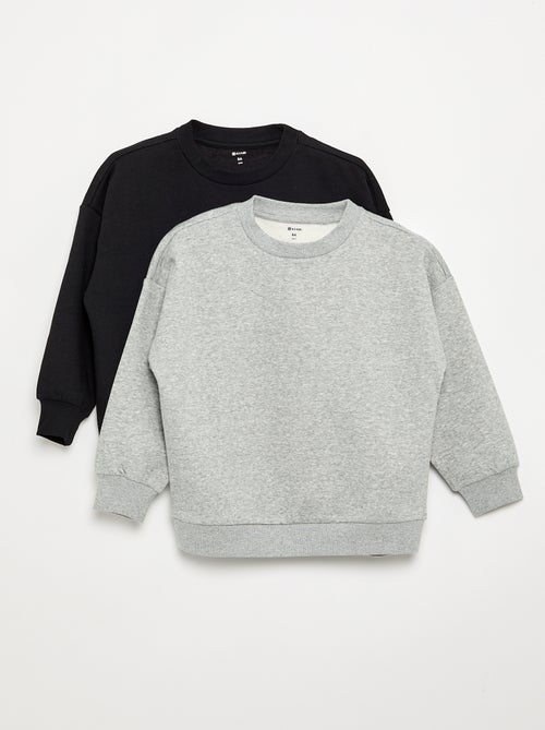 Set van 2 effen sweats - Kiabi