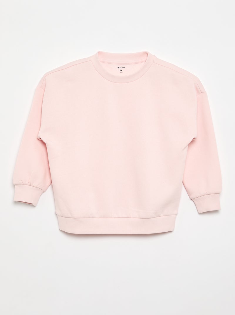 Set van 2 effen sweats Rose - Kiabi
