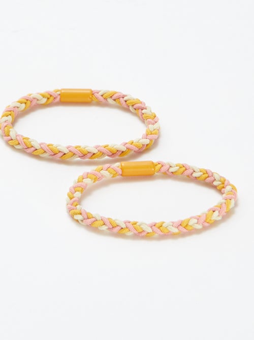 Set van 2 elastieken + 2 speldjes - Kiabi