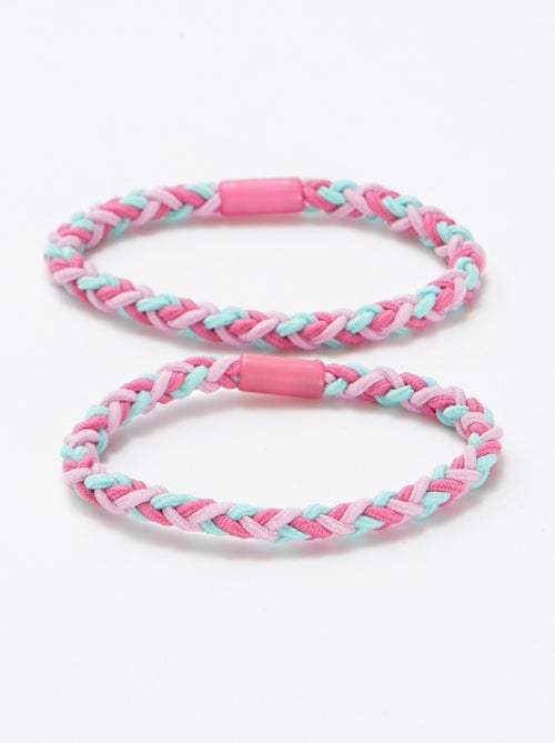 Set van 2 elastieken + 2 speldjes - Kiabi