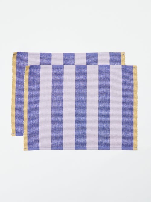Set van 2 fantasie placemats 32 x 45 cm - Kiabi Home - Kiabi Set van 2 fantasie placemats 32 x 45 cm - Kiabi Home - Kiabi