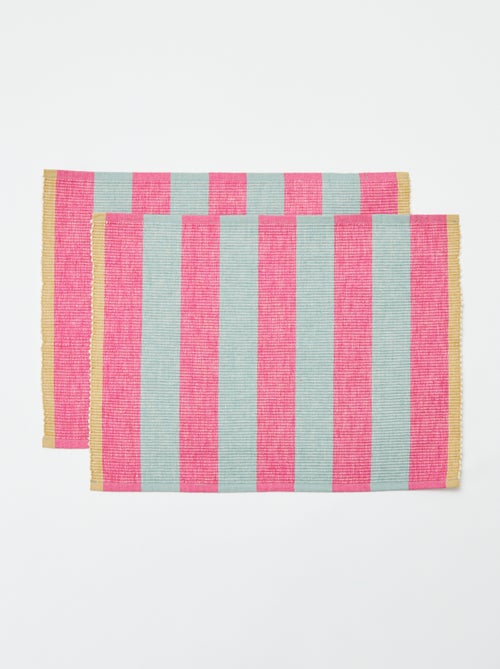 Set van 2 fantasie placemats 32 x 45 cm - Kiabi Home - Kiabi