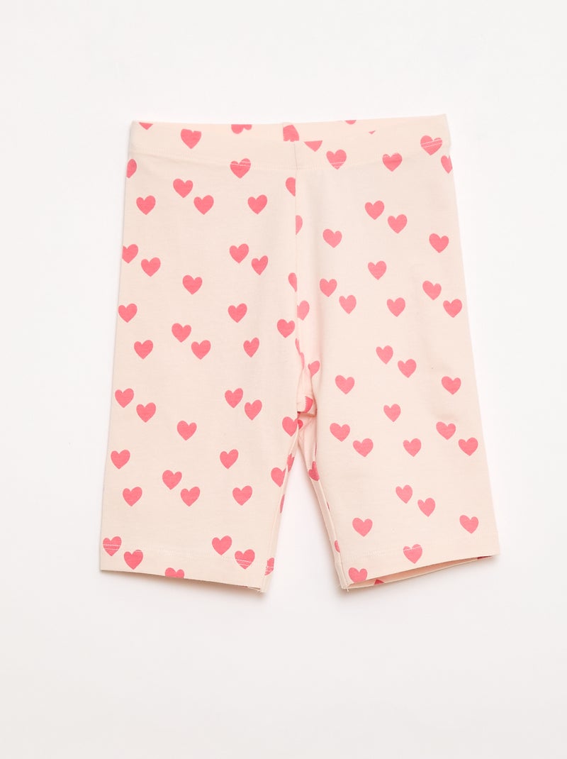 Set van 2 fietsbroeken Wit - Kiabi