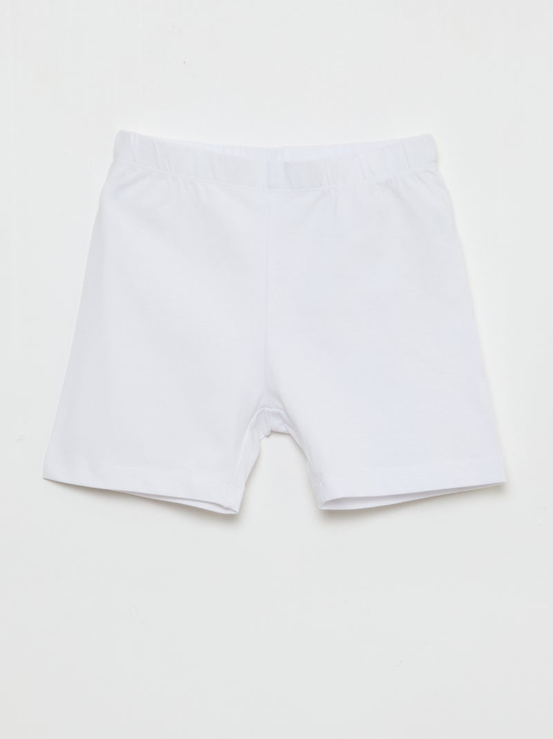 Set van 2 fietsbroekjes Zwart - Kiabi