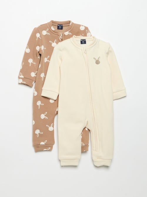 Set van 2 fleece slaappakjes - Kiabi