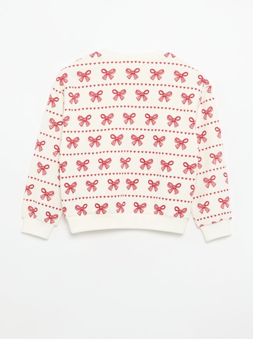 Set van 2 fleecetruien: 1 effen en 1 met all-over print - Kiabi Set van 2 fleecetruien: 1 effen en 1 met all-over print - Kiabi