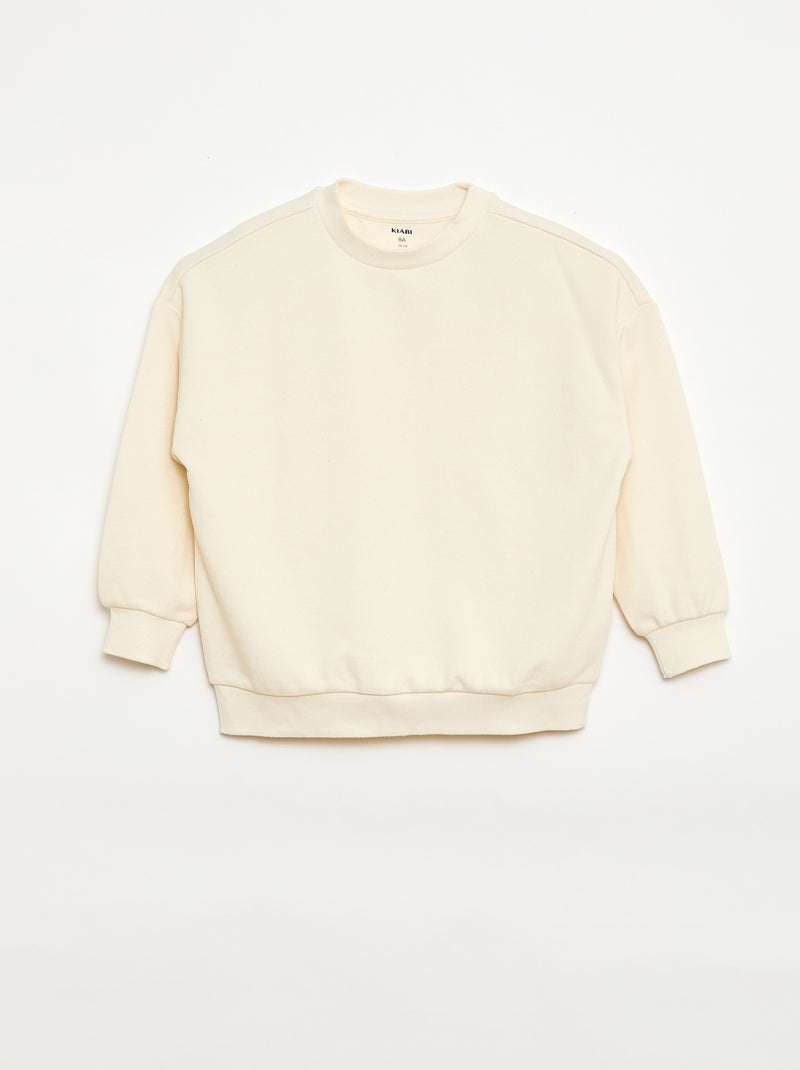 Set van 2 french terry sweaters van katoen Rose - Kiabi