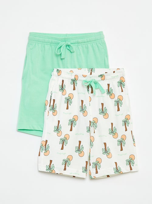 Set van 2 gekleurde shorts - Kiabi