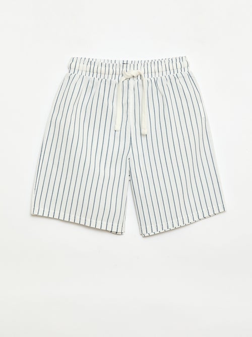 Set van 2 gestreepte shorts - Kiabi
