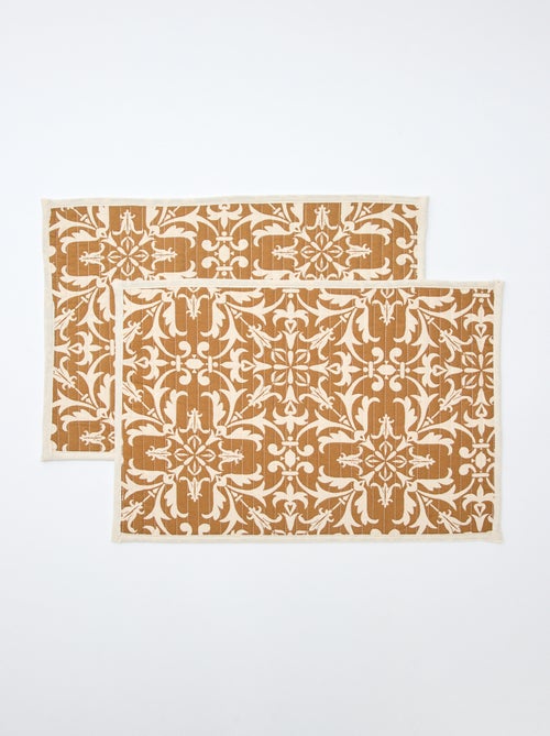 Set van 2 gewatteerde placemats (30x45 cm) - Kiabi Home - Kiabi