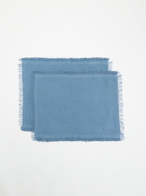 Set van 2 geweven placemats - Kiabi Home - Kiabi Set van 2 geweven placemats - Kiabi Home - Kiabi