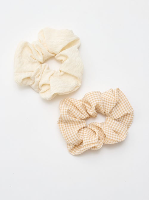 Set van 2 grote scrunchies - Kiabi