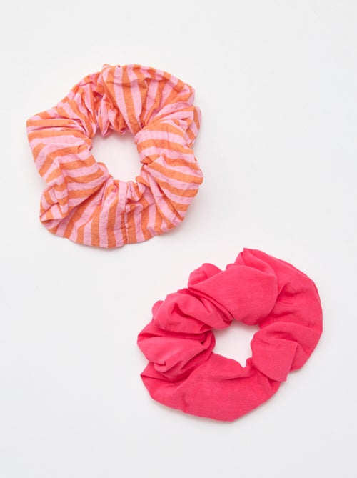 Set van 2 grote scrunchies - Kiabi