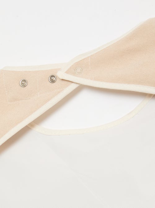 Set van 2 grote slabbetjes van badstof - So Easy - Kiabi