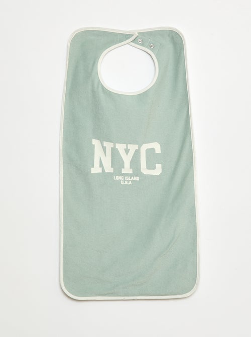 Set van 2 grote slabbetjes van badstof - So Easy - Kiabi