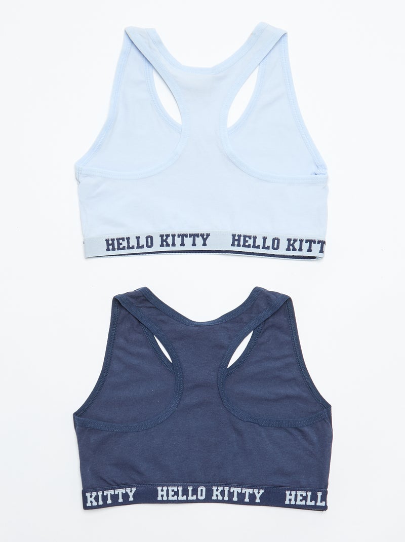 Set van 2 'Hello Kitty' beha's Blauw - Kiabi