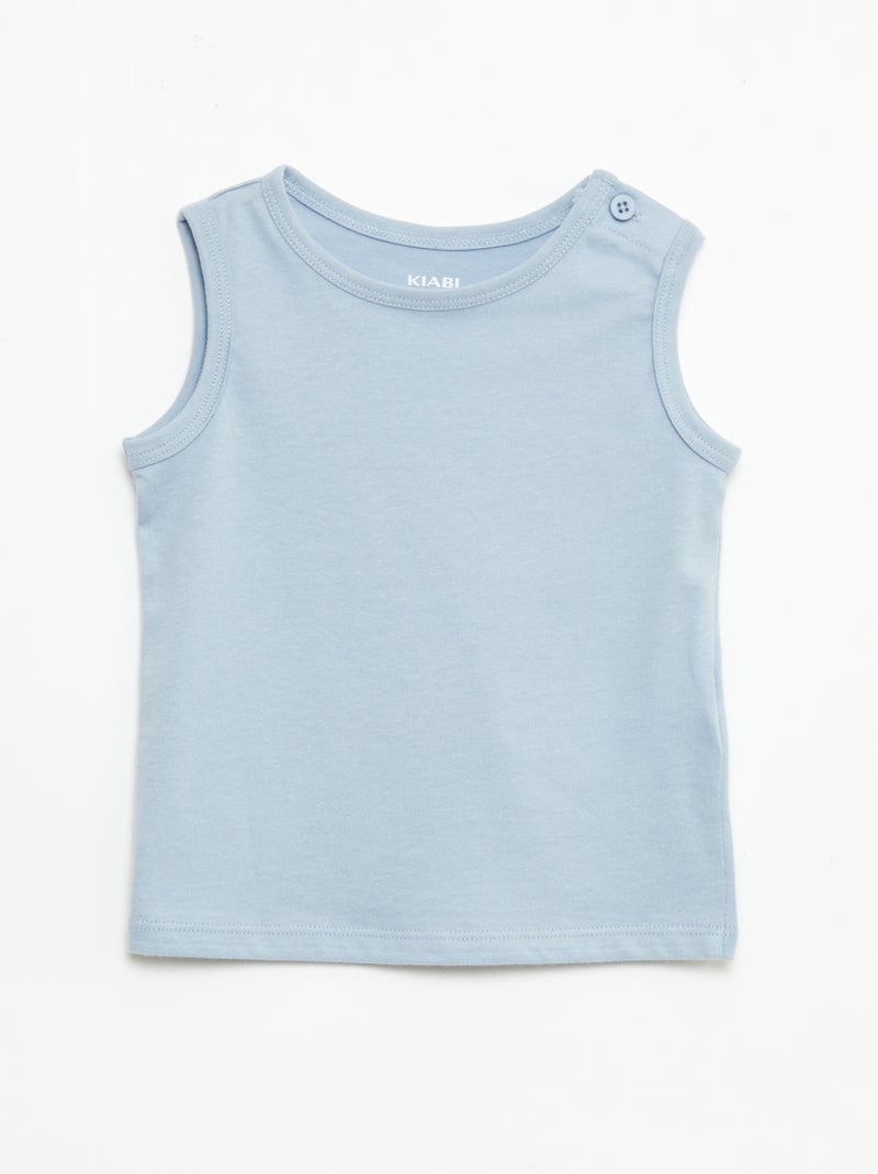 Set van 2 hemdjes Blauw - Kiabi