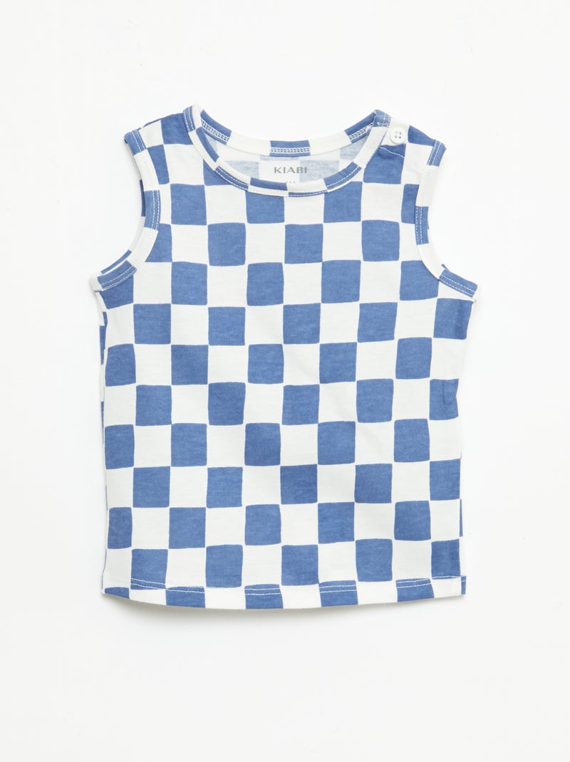 Set van 2 hemdjes Blauw - Kiabi