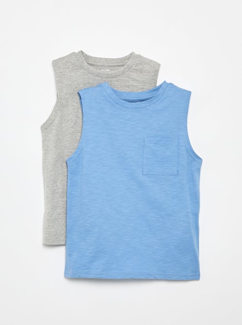 Set van 2 hemdjes met borstzak - Kiabi