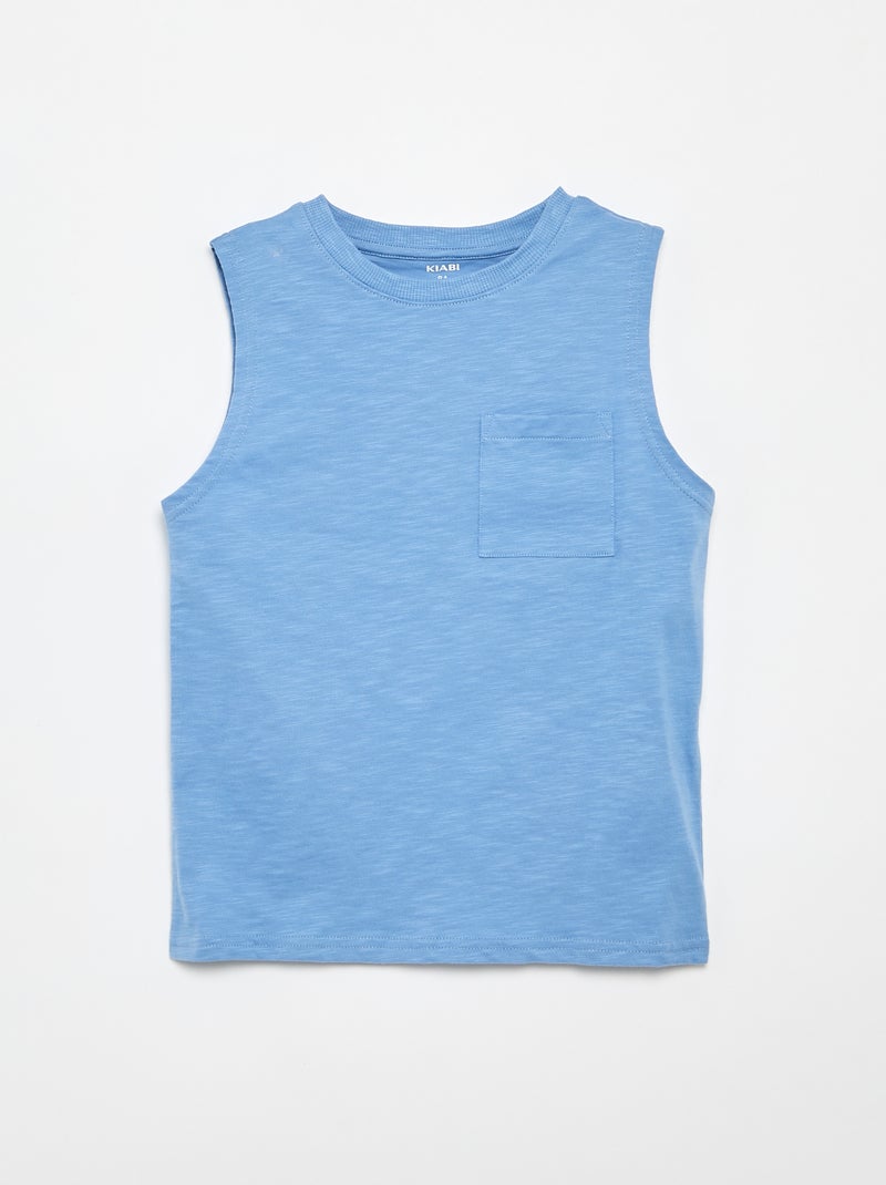 Set van 2 hemdjes met borstzak Blauw - Kiabi