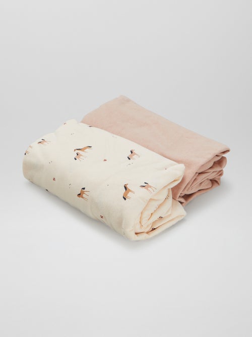 Set van 2 hoeslakens - Kiabi