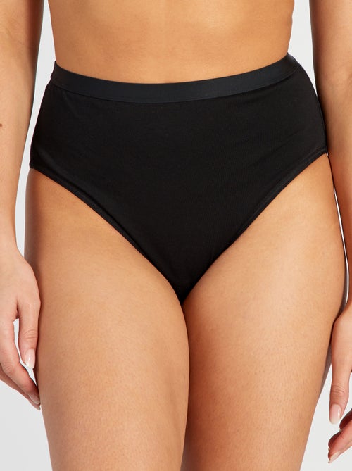 Set van 2 hoge slips - collectie gemakkelijk aan te trekken - Kiabi