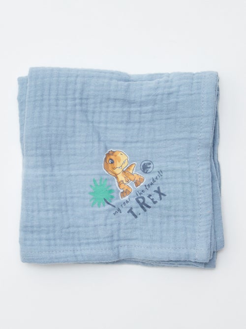 Set van 2 hydrofiele doeken 'Jurassic Explorers' - Kiabi