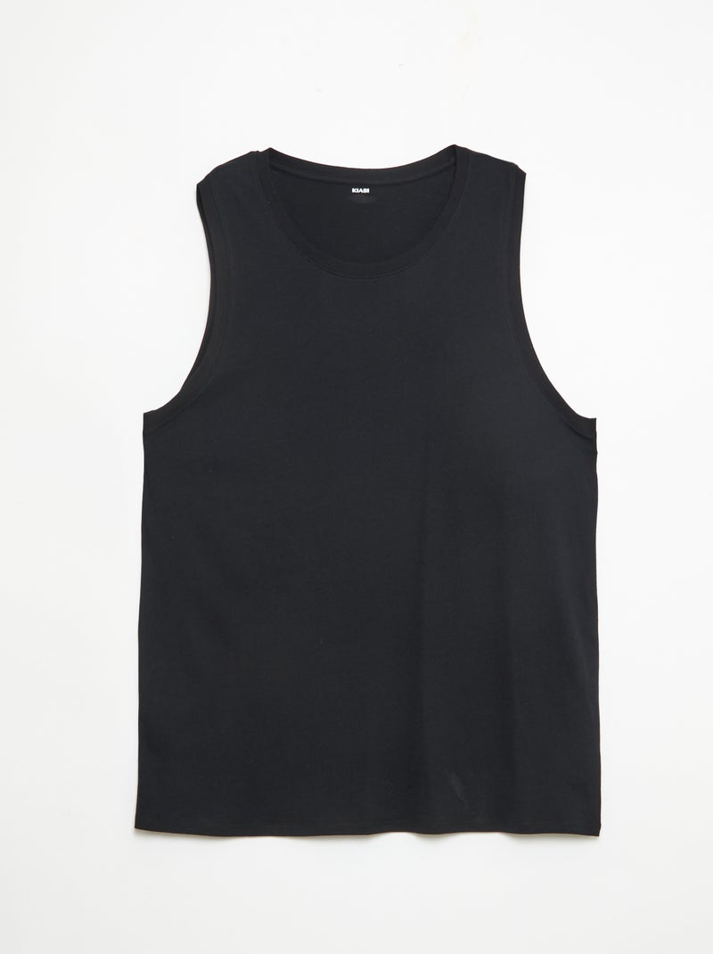Set van 2 jersey hemdjes Grijs - Kiabi
